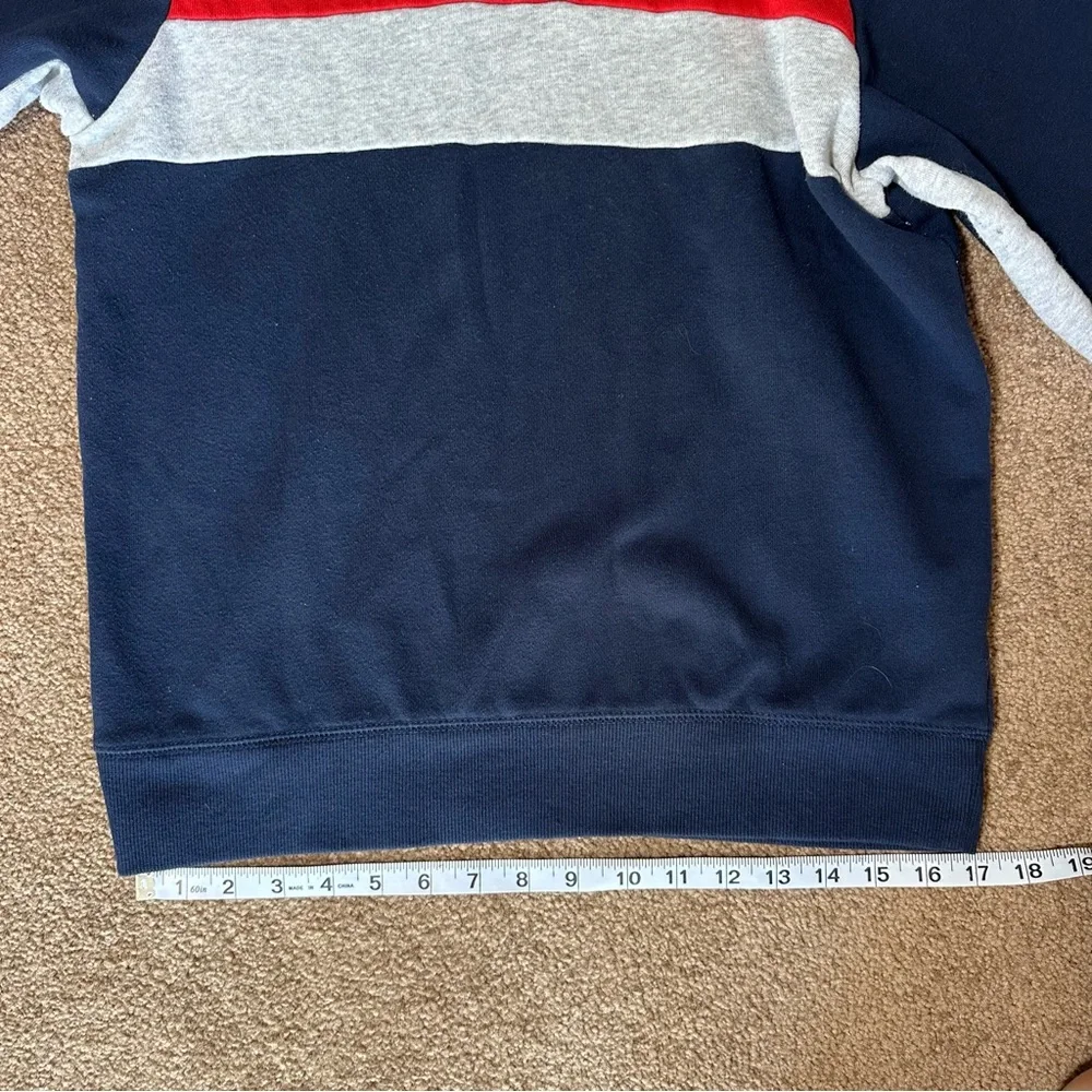 Champion Colorblock Hoodie Boy XL Red‎ Gray Navy Authentic Athleticwear Pullover